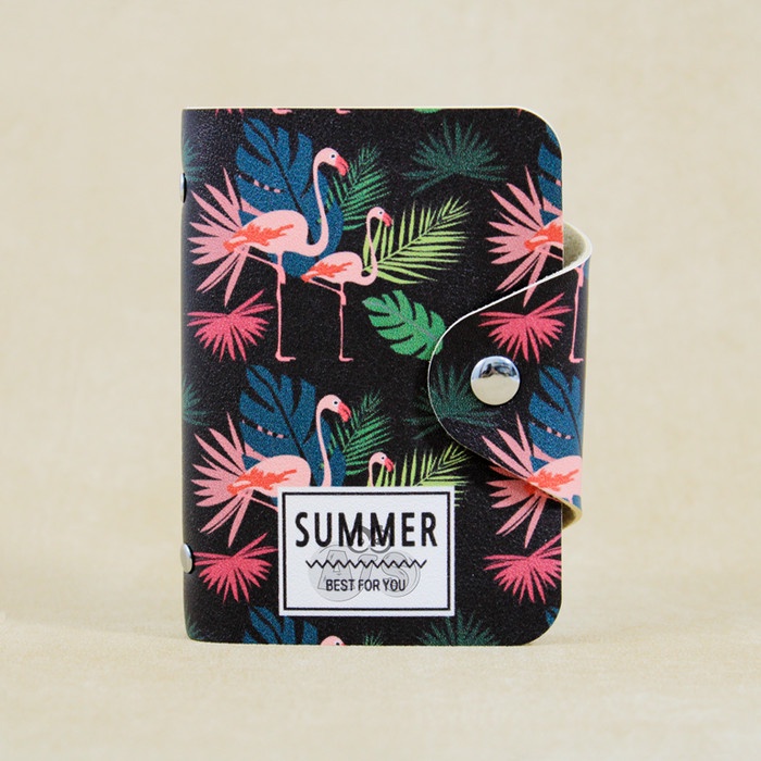 

READY Dompet Kartu Summer Flamingo 20 Slot - Hitam TERLARIS