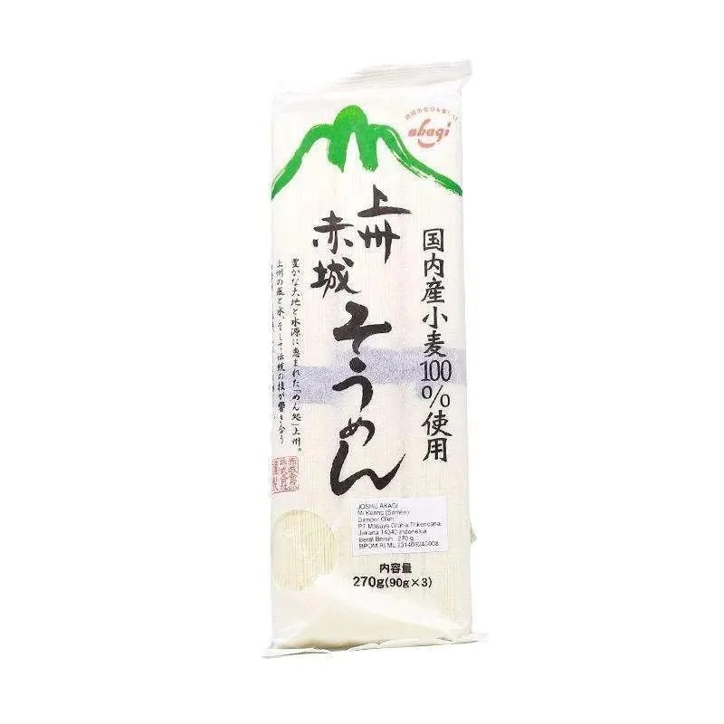 Mi Kering Jepang Joshu Akagi Somen / Japanese Noodle 270 Gram