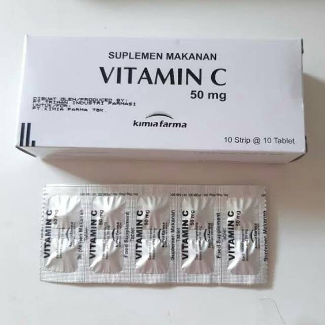 Vitamin C 50mg KF Stripan ORIGINAL-BPOM