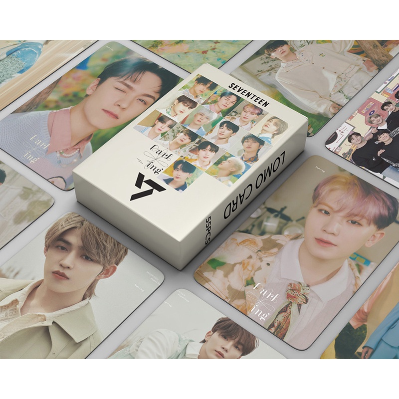 54pcs / Kotak Kartu Foto Album SEVENTEEN Darling LOMO