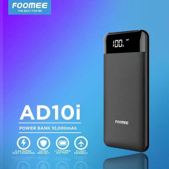 Powerbank 10000mAh AD10i FOOMEE