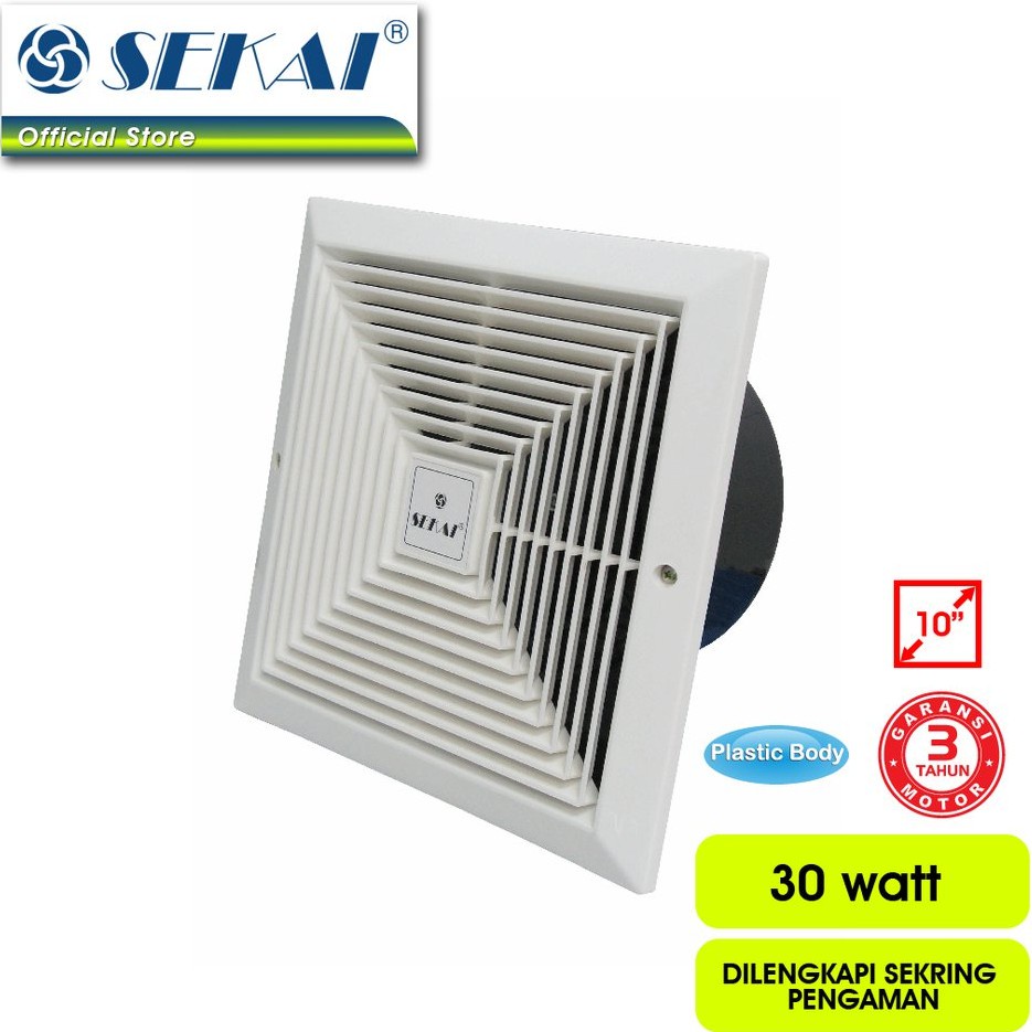 Jual Sekai Mvf Kipas Exhaust Fan Plafon Inch Cm Kipas