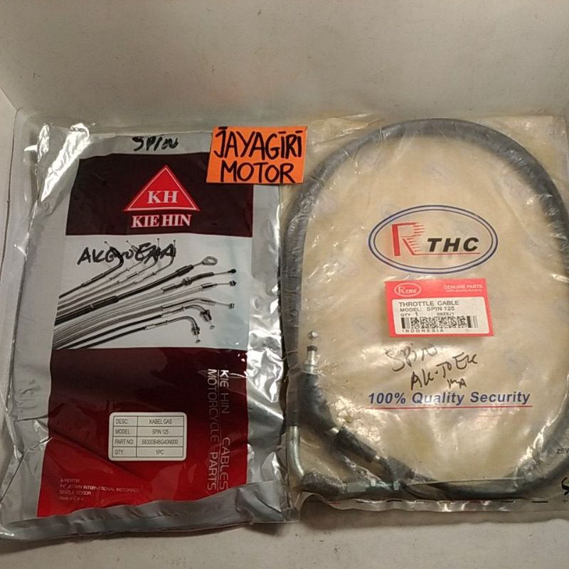 Kabel Gas SPIN 125 KieHin RTHC Cabel Cable Throttle Throtle Kable Tali Kawat Serat Selang OEM Spin12