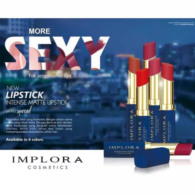 [ ECER ] IMPLORA LIPSTICK MATTE INTENS