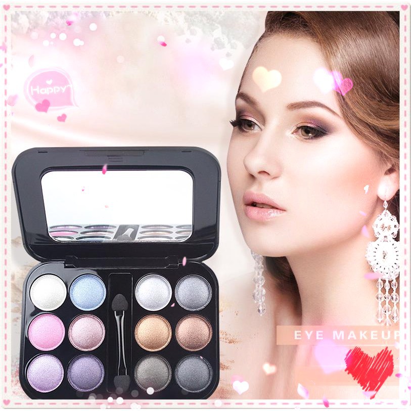 Gratis Ongkir  NOVO Eyeshadow Palette for Shimmer Makeup 12 Color Terlaris