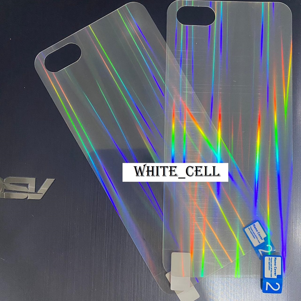 REALME C2 A1K BACK SKIN AURORA CLEAR GARSKIN ANTI GORES BELAKANG TRANSPARAN D2