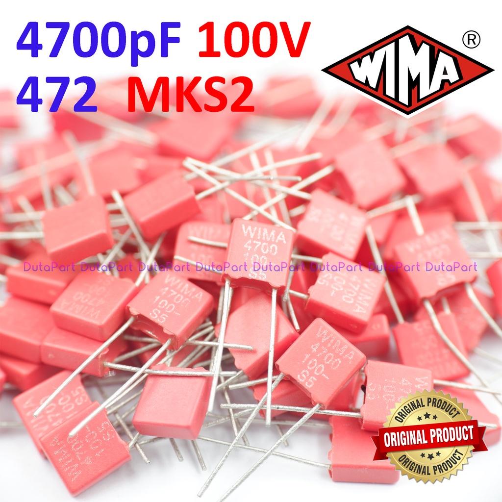 100V 4700pF 472 FKP2 FKP 2 WIMA Film Capacitor Made In Germany