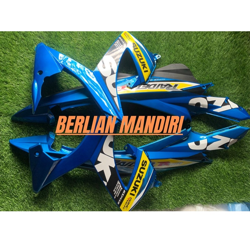 COVER BODY BODY SATRIA FU FACELIFT BAGIAN HALUS  BIRU GP 2013 2014 2015