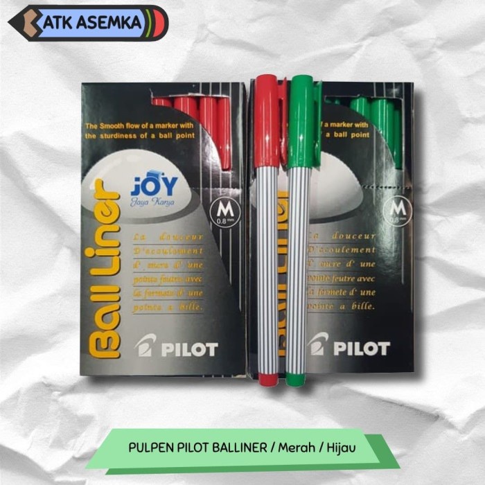 

TULIS-ALAT- BALLPOINT PILOT BALLINER (WARNA HITAM/BIRU) PILOT - HITAM -ALAT-TULIS.