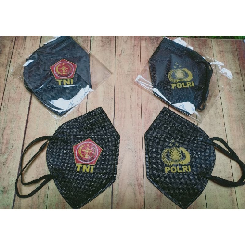Masker KN95 TNI POLRI 5ply ( 5 Lapis ) KUALITAS MASKER PREMIUM ( grosir )