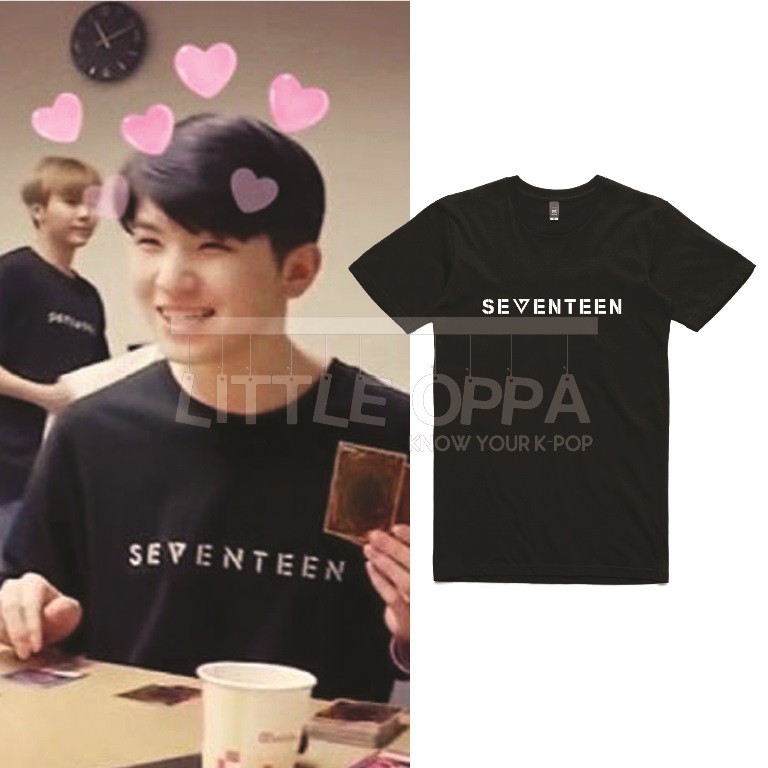 KAOS T-SHIRT KPOP SEVENTEEN WOOZI