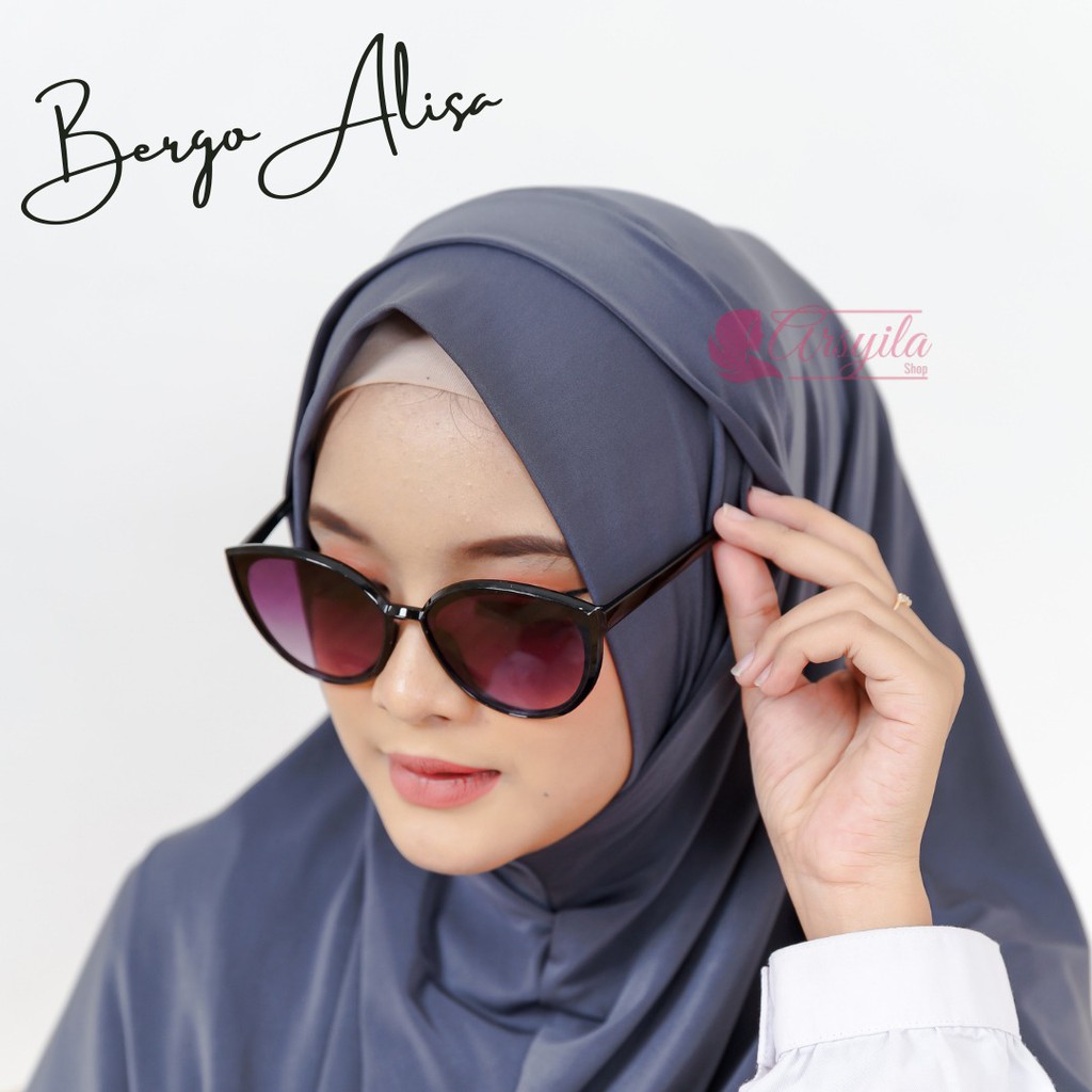 PAKET 3 PCS HIJAB BERGO ALISA ORIGINAL BY ARSYILA SHOP