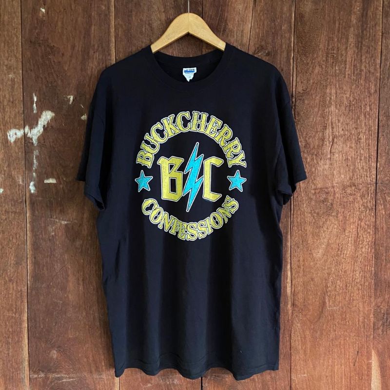 baju kaos band second buckcherry tour official merchandise