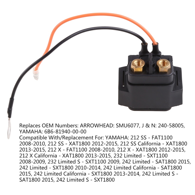 Starter Solenoid / Relay Assy Power Tool Pengganti Untuk Yama-ha PWC GP1300 GP1300R Wave