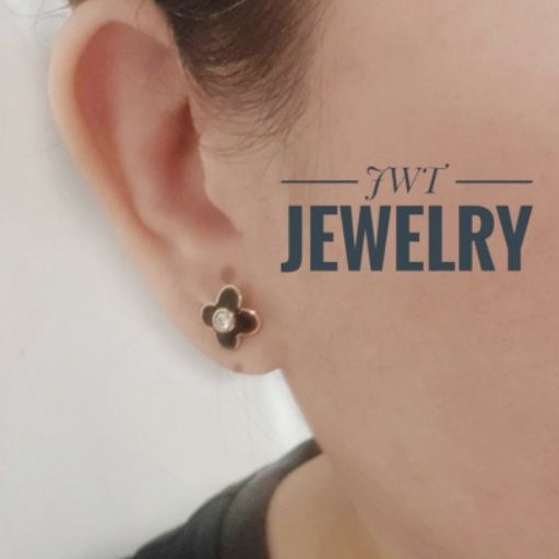 ANTING GIWANG TUSUK EMAS LV CLOVER EARRING ORI ITALY 75%