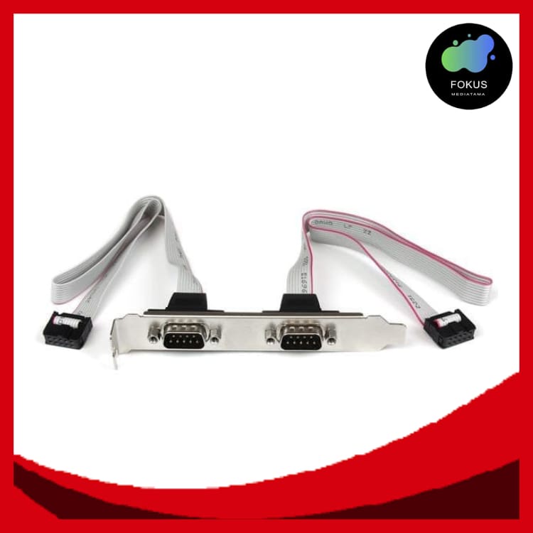 Header 2 port Serial DB9 Male 30cm / 15cm