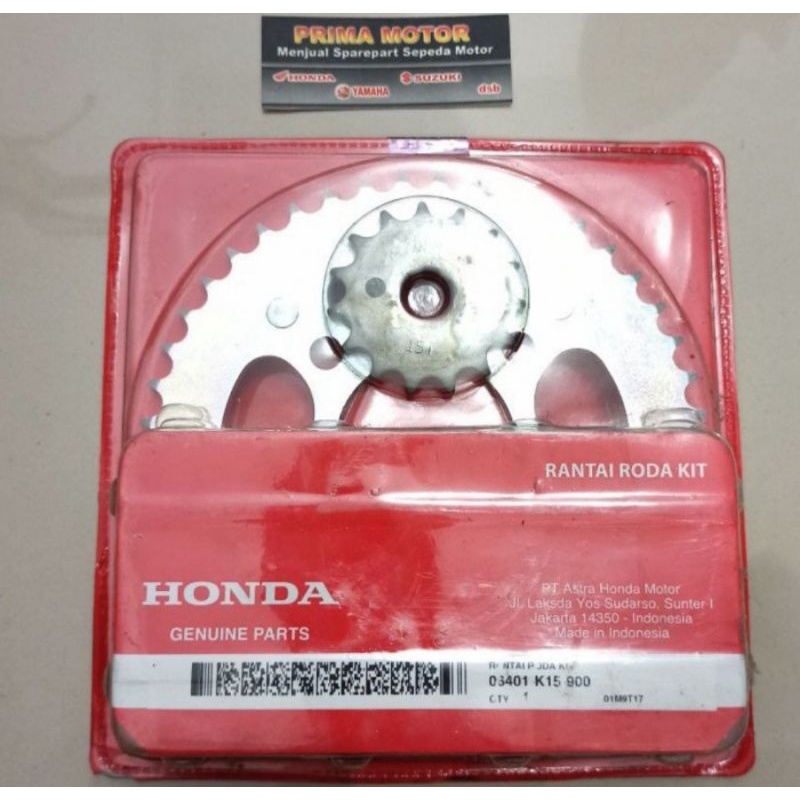 GEAR SET CB150R OLD K15 900 ORI HONDA AHM HGP