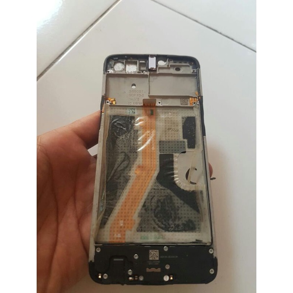 tatakan lcd oppo a3s original copotan