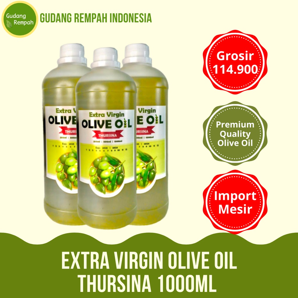 

PROMO EVOO THURSINA (IMPORT MESIR) Variasi 1000,500,250 ML