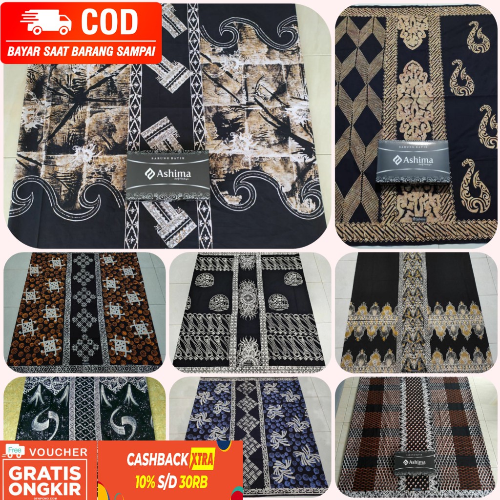 SARUNG ASHIMA PEKALONGAN MURAH/SARUNG EL RUMI/SARUNG BATIK WAYANG PEKALONGAN