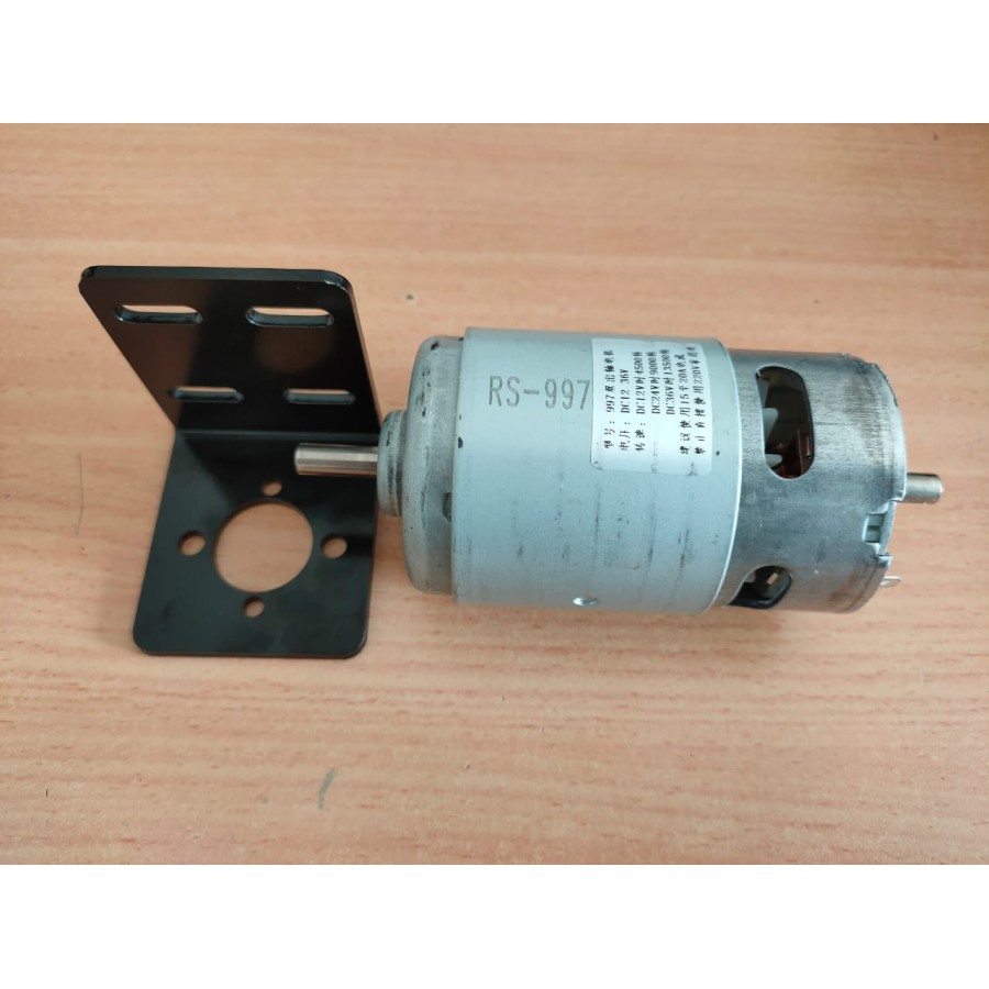 Dinamo Motor DC 997 DOUBLE SHAFT DC12-36V - Tanpa Bracket