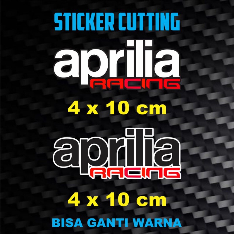 Sticker Helm - stiker Aprilia racing