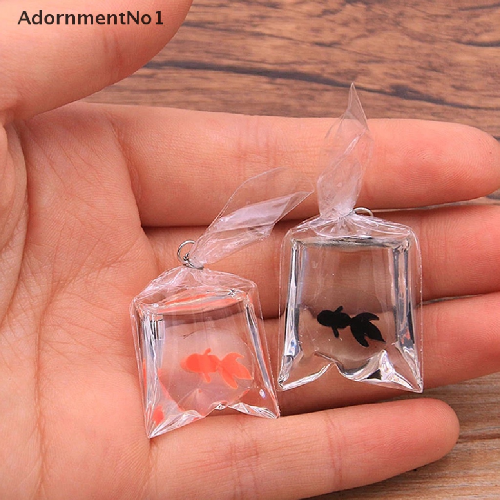 (AdornmentNo1) 10pcs Gantungan Kunci Bentuk Karang / Ikan Bahan Resin Charms Ocean