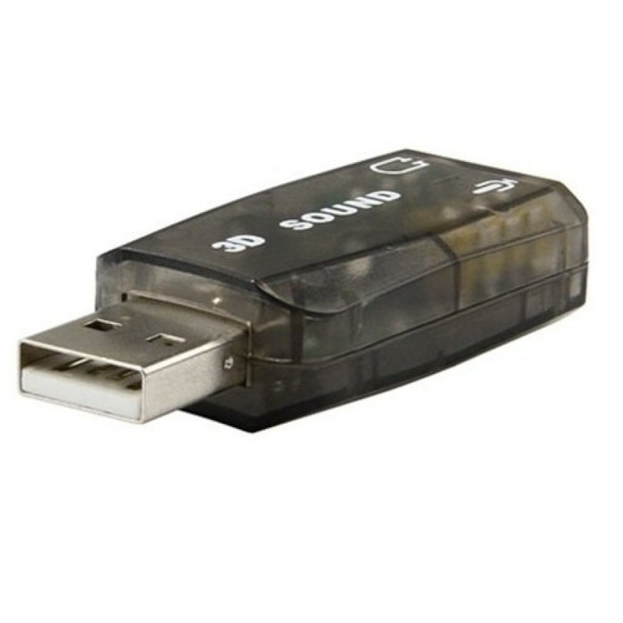 Sound Card 3D Adapter USB 5.1 Channel External Soundcard Audio