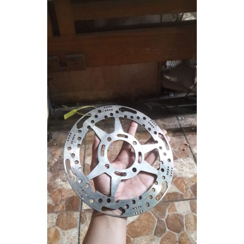 disc piringan cakram original jupiter bubut coak bahan disc baru uk 220mm
