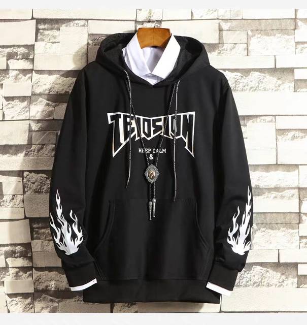 UNISEX-Sweater hoodie TELOSION/HOODIE TEBAL/SWEATER PRIA DAN WANITA BISA PAKAI