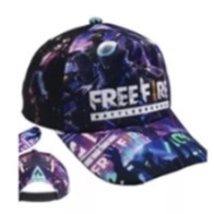 Topi Anak Sablon  Print Karakter Frefire, Mobile Legend LOL  dan Boboboy Terkini dan Terlaris Harga Murah Kualitas Bagus