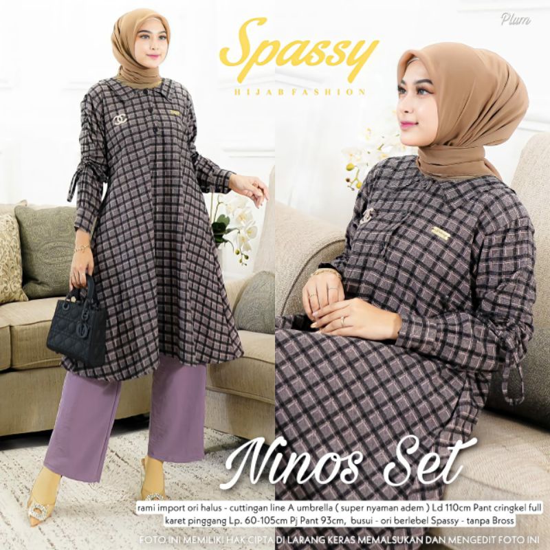 Ninos Spassy Setelan Celana Wanita Standart