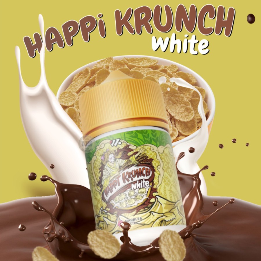 Happi Krunch V2 White 60ML by Wise Juice x Ariffarisan