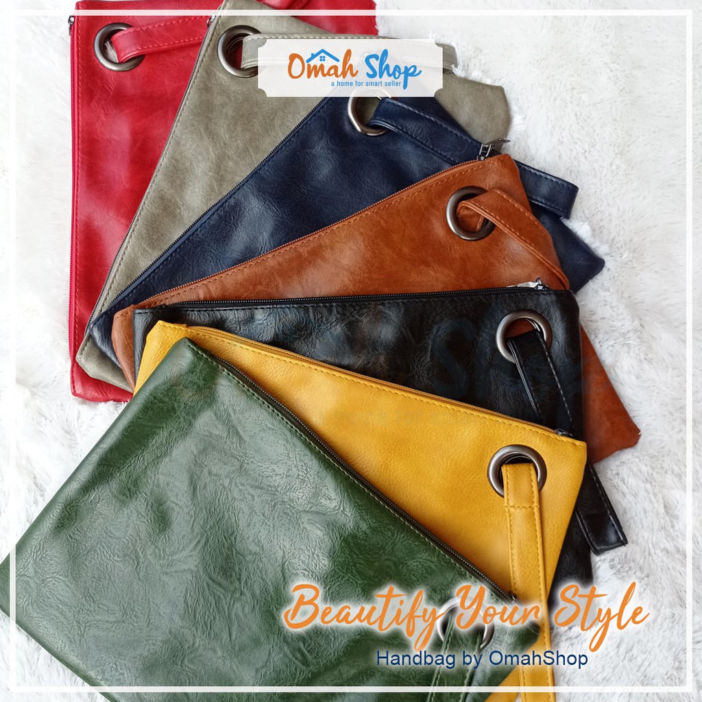 [PROMO SPESIAL] ASTA Korean Envelope Bag Tas Clutch Handbag Pouch Wanita Import  Korean Style