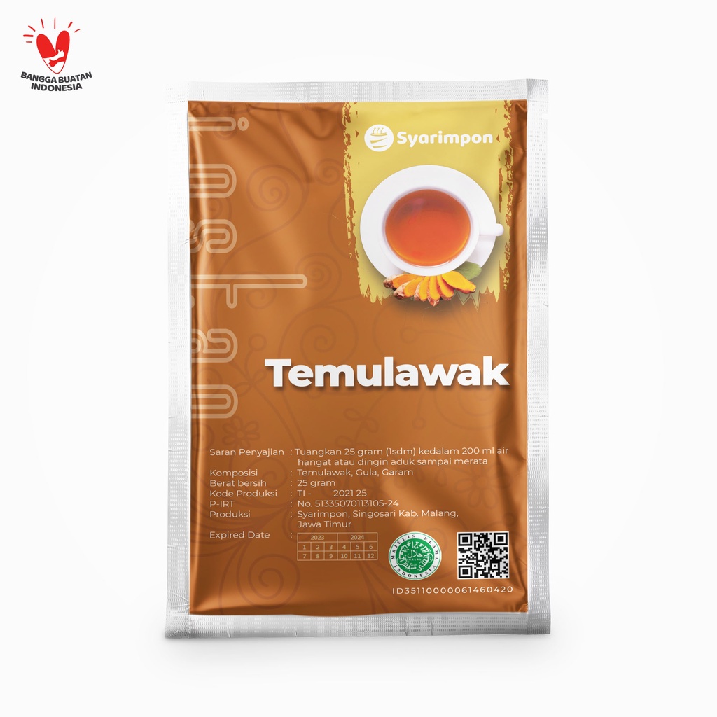 

Syarimpon, Sari Temulawak , Bubuk Instan, 30 gram