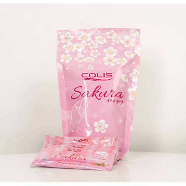 COLIS SAKURA BEAUTY KEMASAN POUCH 10SACHET