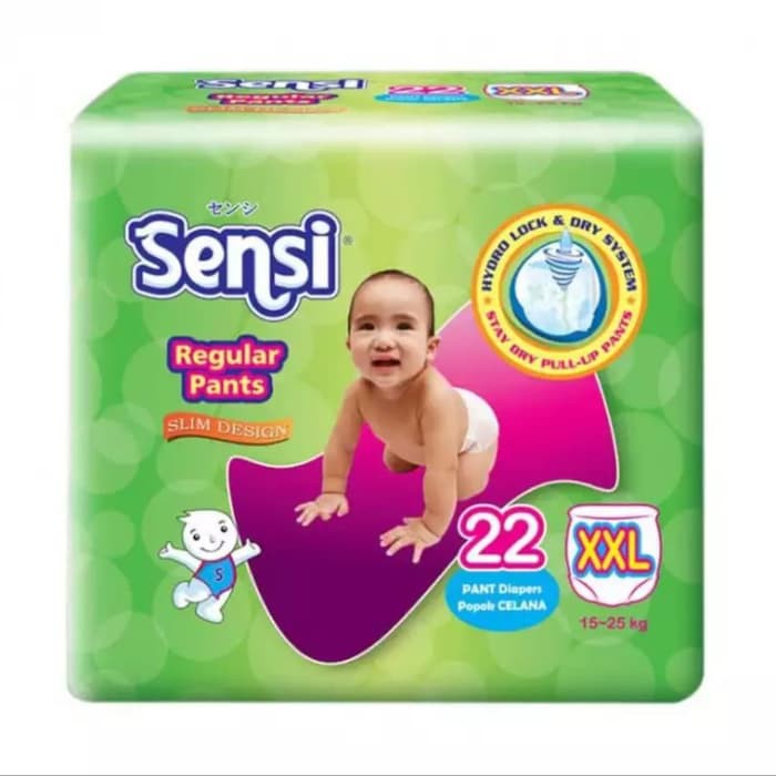 Sensi Dry Pants Baby XXL22 Popok Celana Bayi XXL 22 Diapers Pampers