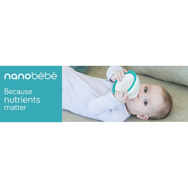 Nanobebe - Bottle 240ml x 3 Tripple Pack GRAY