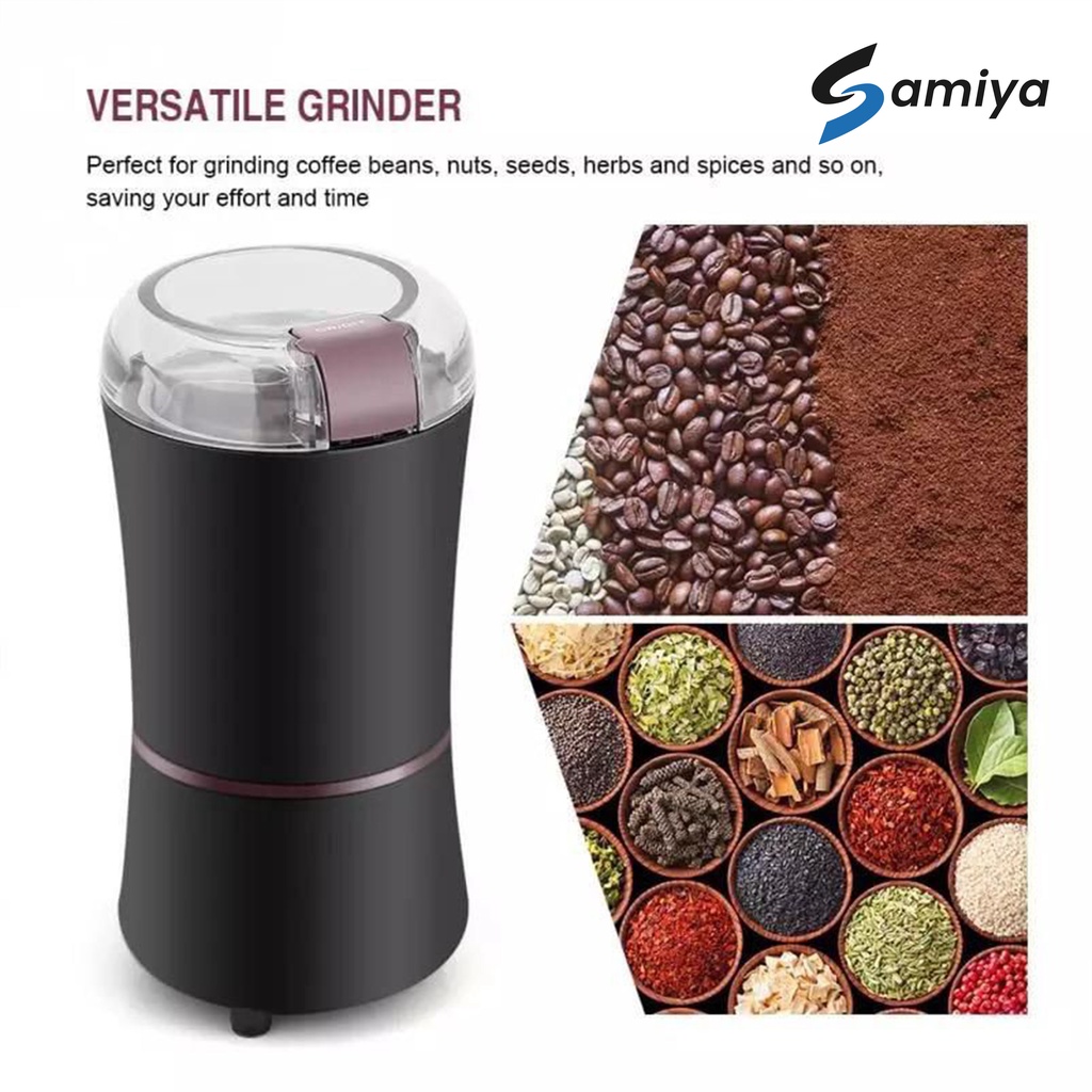 grinder kopi elektrik 400W / kitchen coffee grinder dapur electric stainless / penggiling biji cabe