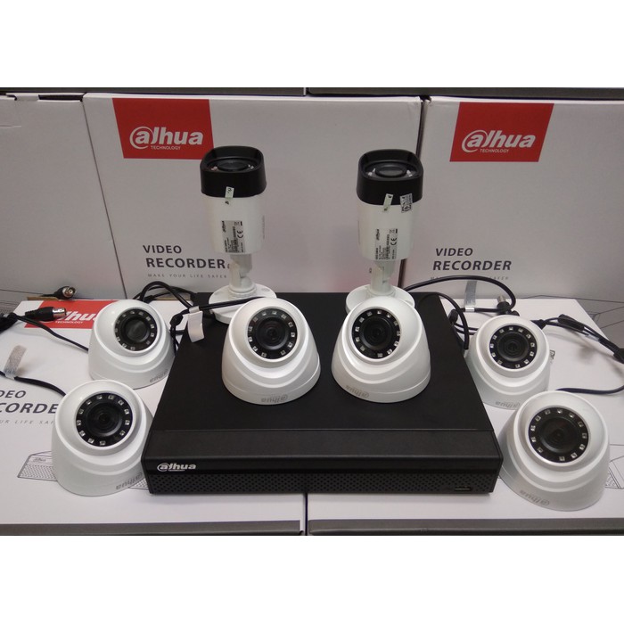 Paket Ekonomis Kamera CCTV Dahua 2MP 8Channel Full HD 1080P / Cooper Series / 1TB