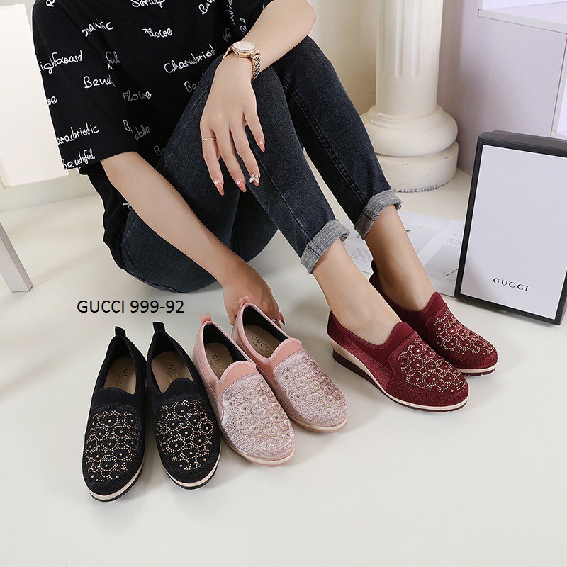 SEPATU WANITA WEDGES SHOES 999-92