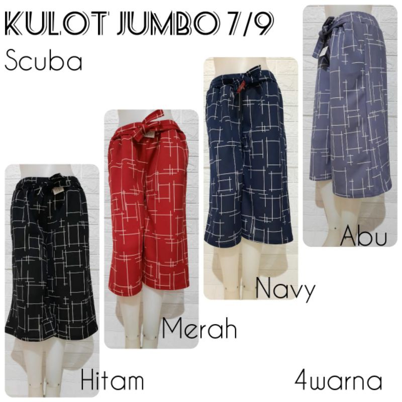 CELANA KULOT/KULOT JUMBO/CELANA KULOT JUMBO*3 HARGA GROSIR