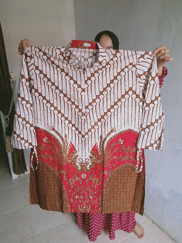 Baju Batik Couple Keluarga Atasan Wanita Kemeja Couple