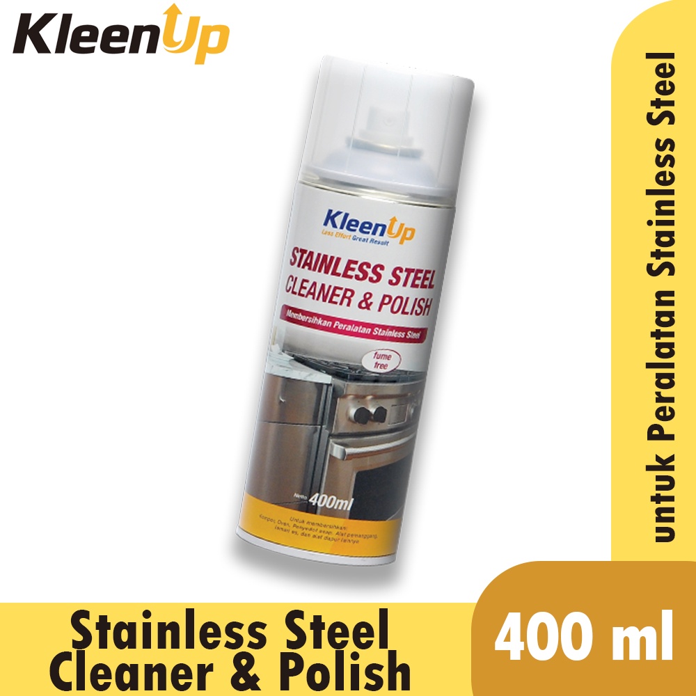 Ktmstore Kleen Up Stainless Steel cleaner &amp; polish Spray Pembersih dapur kompor