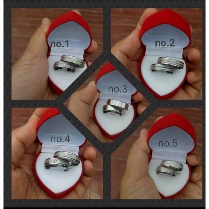 5 MODEL TERLARIS cincin titanium pasir emas