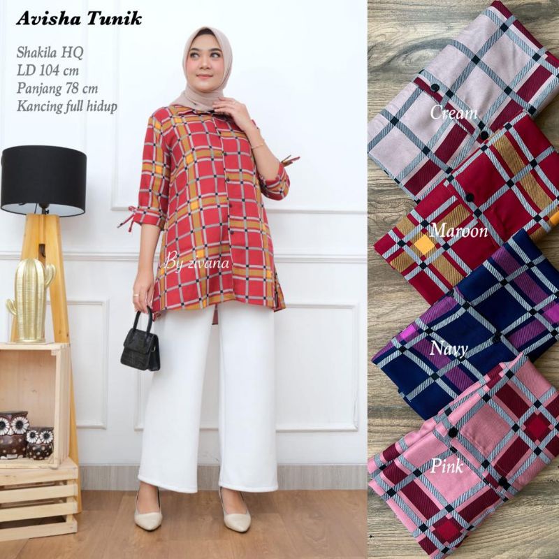 Tunik SHAKILA Square LD±104cm //JF397