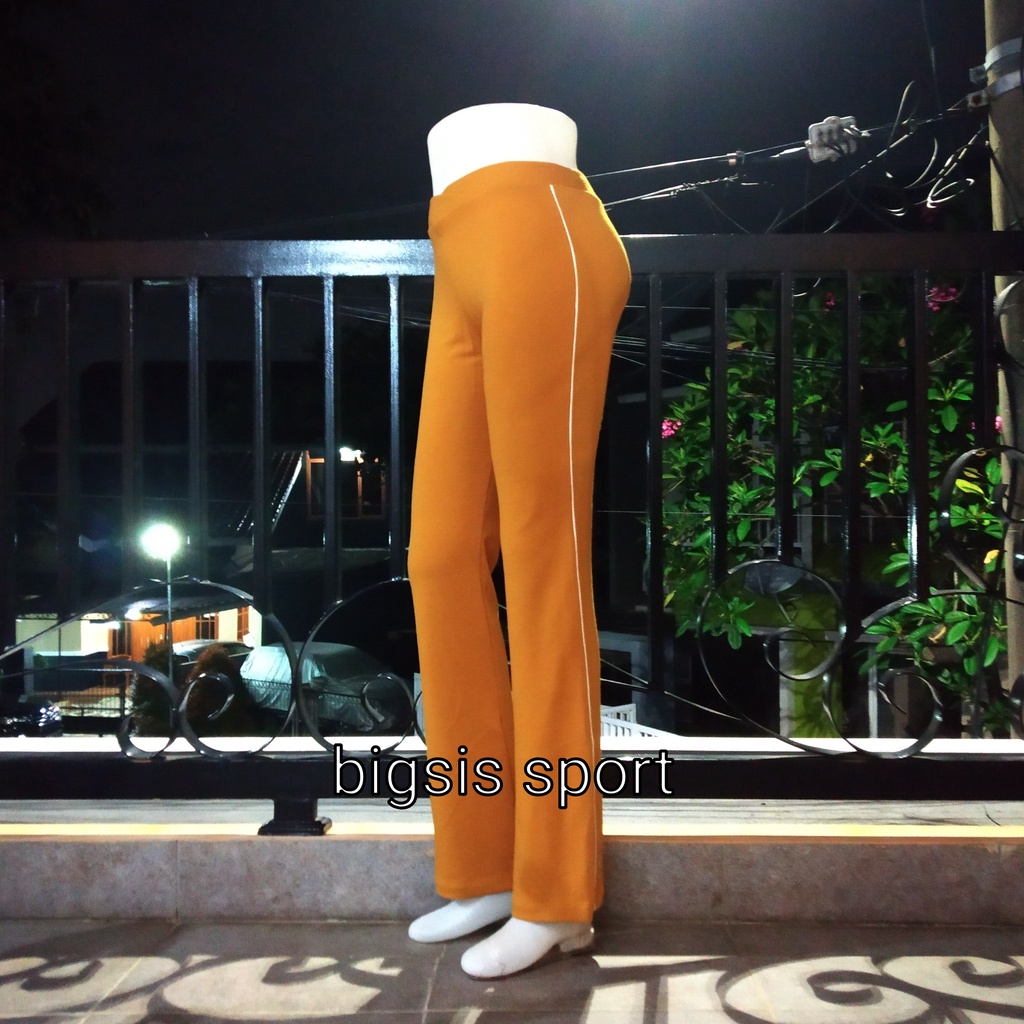 Celana Senam Wanita Model Panjang Lis Pinggir, Ada 12 Warna-7