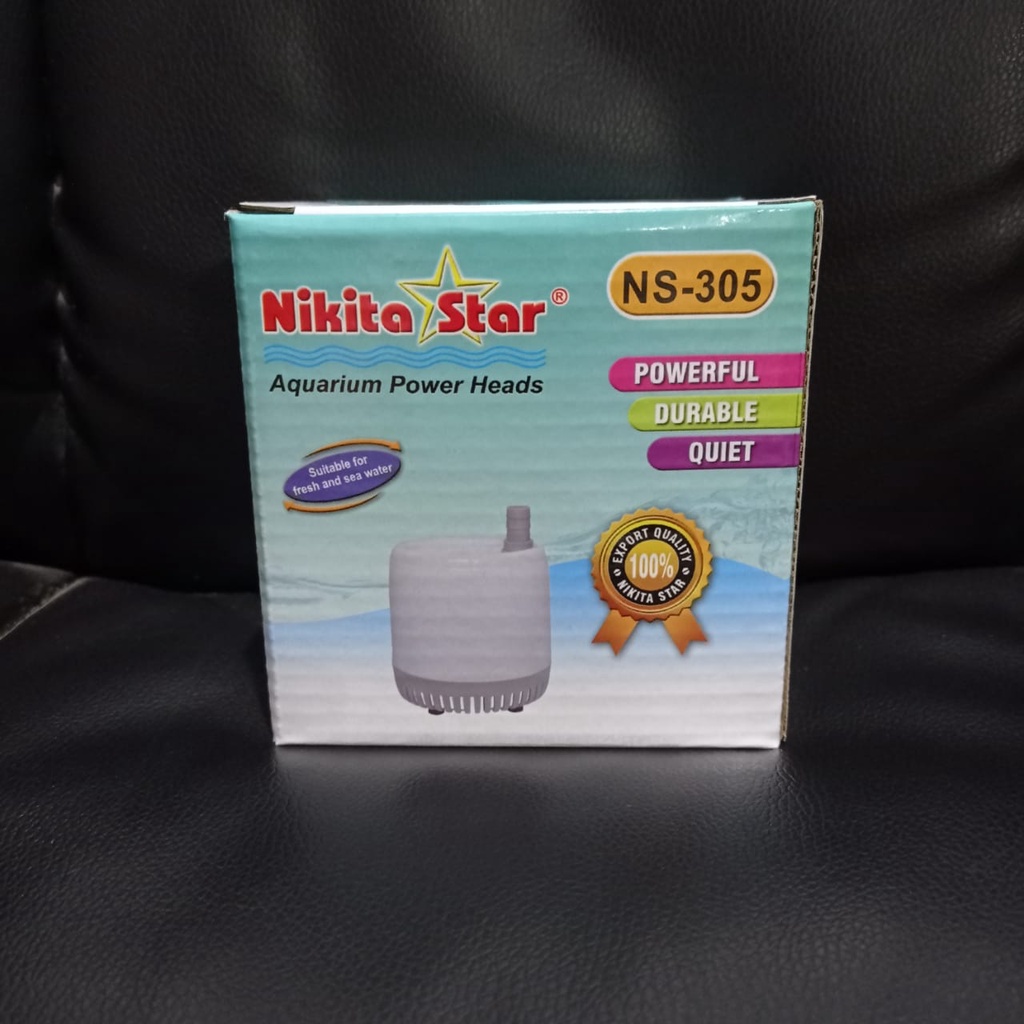 NIKITA STAR NS 305 POMPA CELUP AQUARIUM / POWER HEADS / WATERPUMP AQUARIUM