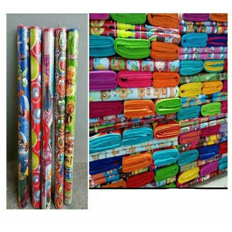 🆗COD Karpet Spons Plastik Motif / Karakter Tikar Lantai Spon