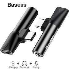 Baseus L41 Audio Converter Type-C Splitter for Music, Charging & Call